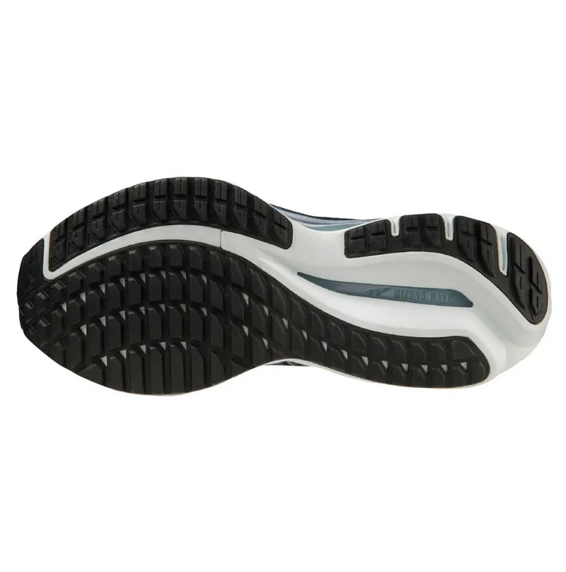 Mizuno Men's Wave Inspire 19 2E WIDE -Black/Glacial Ridge/Illusion Blue-7